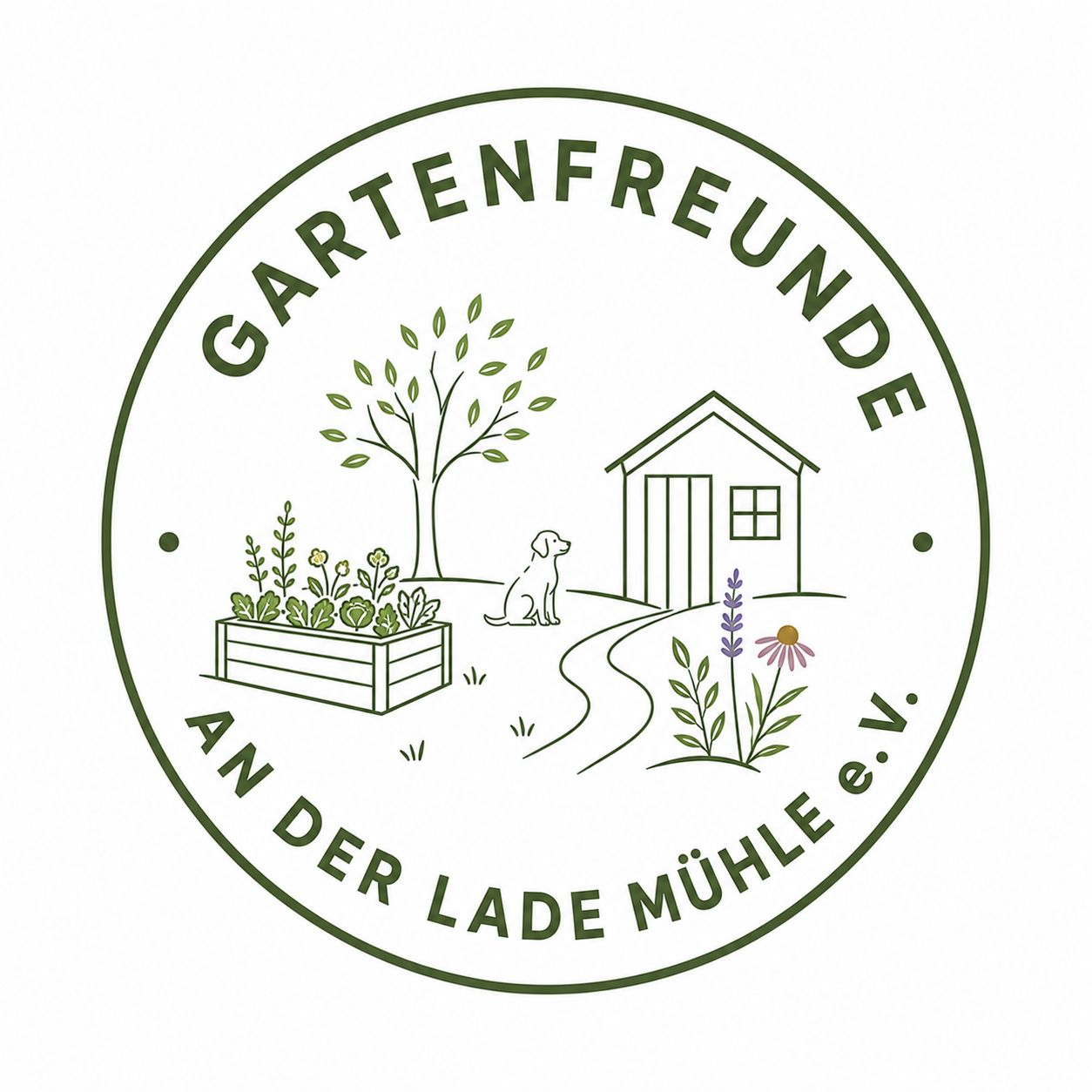 Logo Gartenfreunde An der Lademuehle e.V.